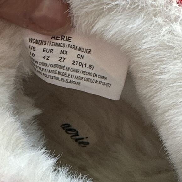 AERIE FAUX SUEDE CLASSIC PLATFORM ANKLE BOOTS SIZE 10 - Picture 9 of 9